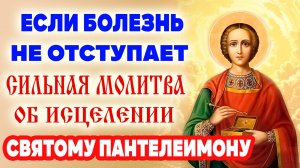 ЧУДОТВОРНАЯ МОЛИТВА Пантелеимону Целителю о здравии!