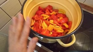 Сладкий перец на зиму. Салат без названия, но очень вкусный!