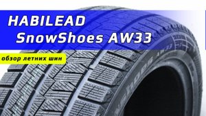 HABILEAD SnowShoes AW33 - обзор зимних шин