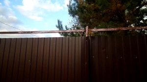 РАЗДВИЖНЫЕ ВОРОТА СВОИМИ РУКАМИ