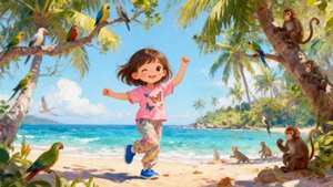 Девочка с большим добрым сердцем — Детская песня