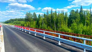 Реконструкция трассы Югорск - Таёжный завершена почти на 90%