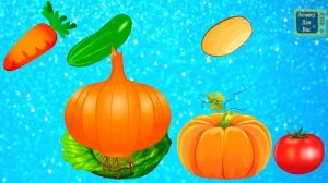 ОВОЩИ.Первые слова для малыша в картинках, Учим слова для детей 1-3 года. Обучающее видео для детей