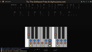 Keys (E Aeolian – 53 BPM) #alphajams