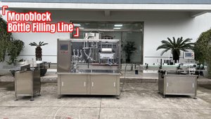 Моноблочная автоматическая линия розлива и укупорки бутылок
