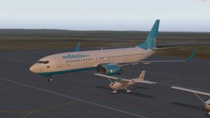 X Plane 11 Рейс На  Boeing 737-800   PBD768   Победа  Ульяновск - Москва Внуково