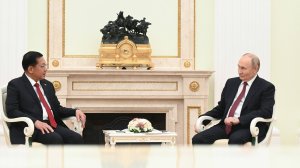 Владимир Путин встретился с Президентом Республики Союз Мьянма Мин Аун Хлайном, 25 сентября 2025