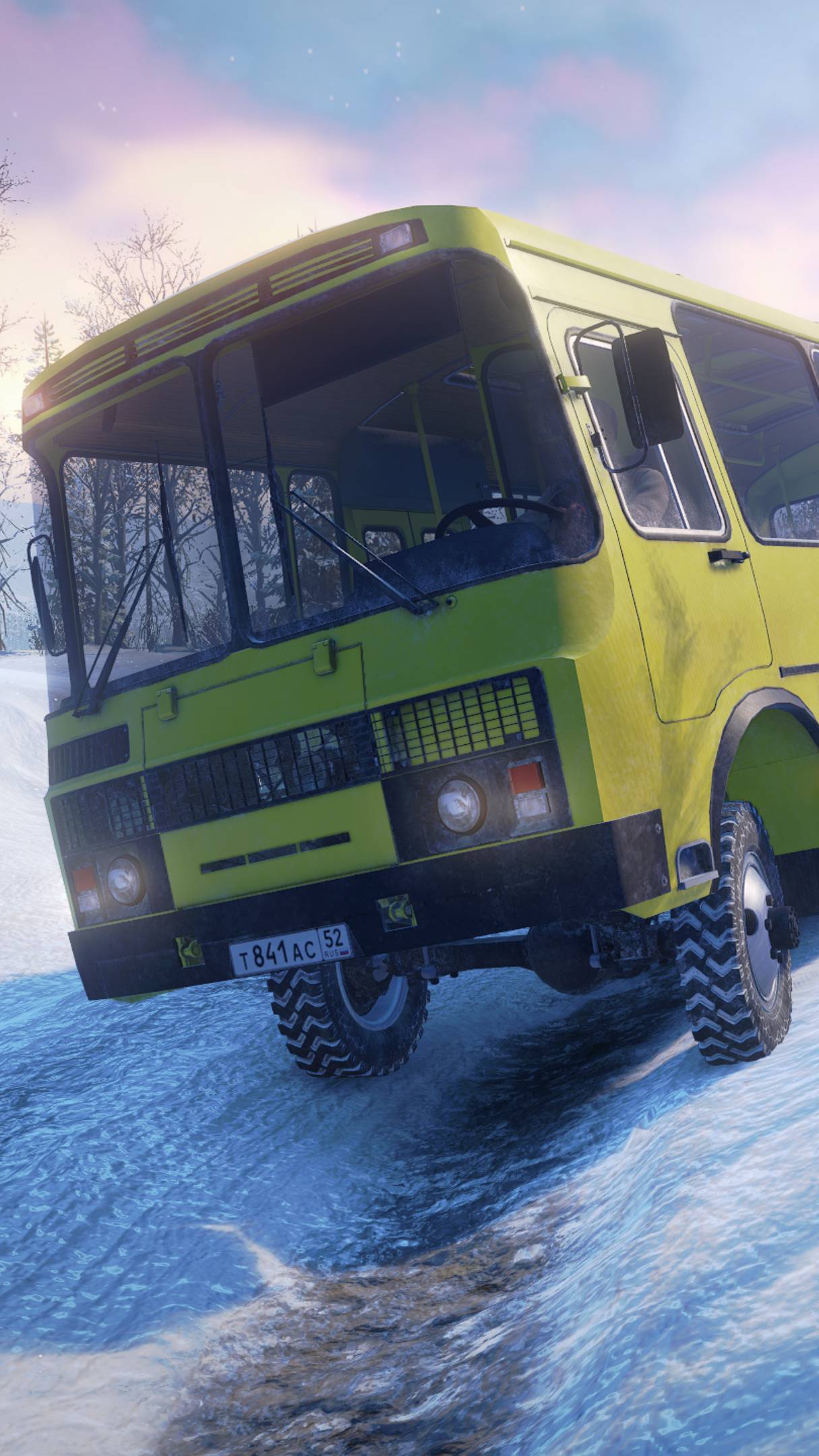 Желтый автобус по имени Пазик! ( SnowRunner )