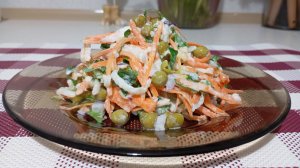 Салат с  МОРКОВЬЮ, Дайконом и ГРУШЕЙ.