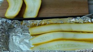 Кабачки диетические (рулетики с сыром)