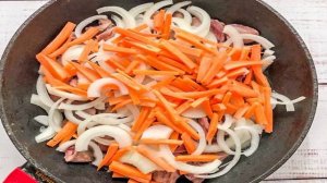 Куриные сердечки с чечевицей