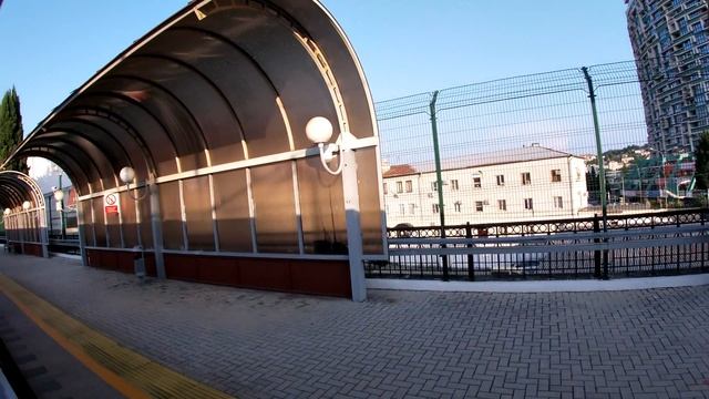 Ранним утром вдоль берега моря Лоо-Сочи-Адлер смотреть онлайн
