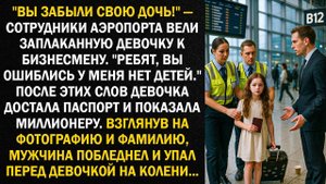 "ВЫ ЗАБЫЛИ СВОЮ ДОЧЬ!" — СОТРУДНИКИ АЭРОПОРТА ВЕЛИ ЗАПЛАКАННУЮ ДЕВОЧКУ К БИЗНЕСМЕНУ...