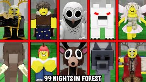 99 ночей в лесу - ВСЕ ПЕРСОНАЖИ ТРАНСФОРМИРУЮТСЯ | Jumpscare - Roblox