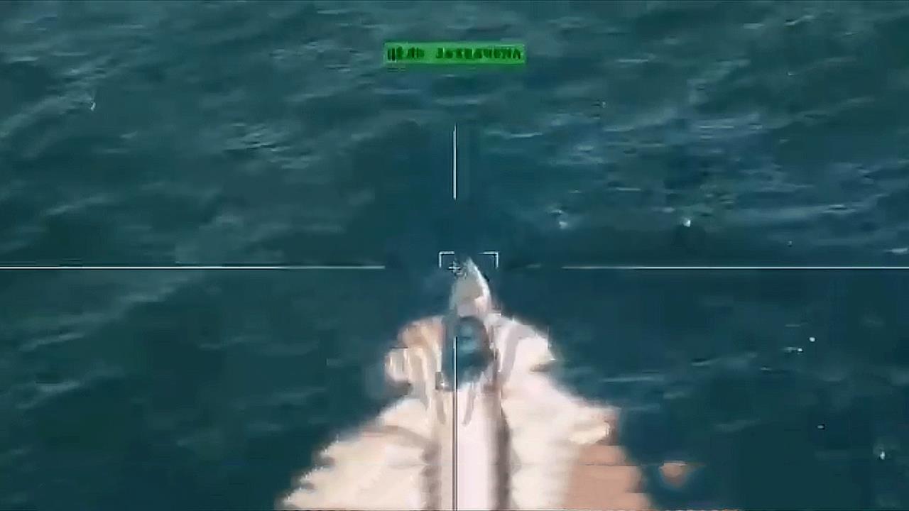 Появились кадры уничтожения безэкипажного катера ВСУ в Черном море