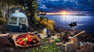 НА РЫБАЛКУ В НОВЫЕ МЕСТА//ТИХИЙ ОТДЫХ В КРАСИВОМ МЕСТЕ//ПРИРОДА РАДУЕТ
