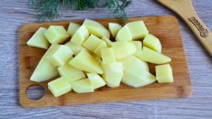 Картофель, запеченный с майонезом и чесноком