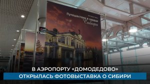 В аэропорту «Домодедово» открылась фотовыставка о Сибири