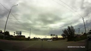 По дорогам России. Камызяк из окна автомобиля. 2025