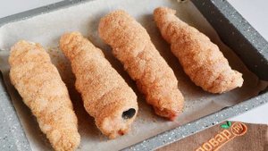 Куриные трубочки с начинкой