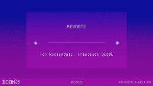 Основной доклад — Конференция Blender 2025