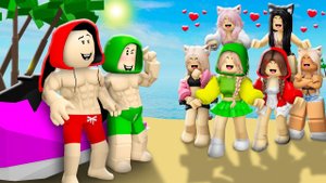 СИЛЬНЫЙ ДЖЕЙ и МАЙКИ ЗАСТРЯЛИ на ОСТРОВЕ ТОЛЬКО ДЛЯ КОШЕК | ROBLOX Брукхейвен 🏡RP