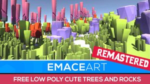 Asset Unity - Remastered - LowPoly Tiny Trees and Rocks