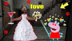 БАБКА ГРЕННИ ЖЕНИЛАСЬ НА ЗЛОЙ СВИНКИ ПЕППА ПИГГИ В МАЙНКРАФТ   НУБИК В MINECRAFT ТРОЛЛИНГ GRANNY