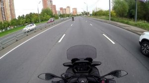 Пересел на Yamaha XMAX-250, поездка по ул. Молодежная и Новокуркинскому шоссе