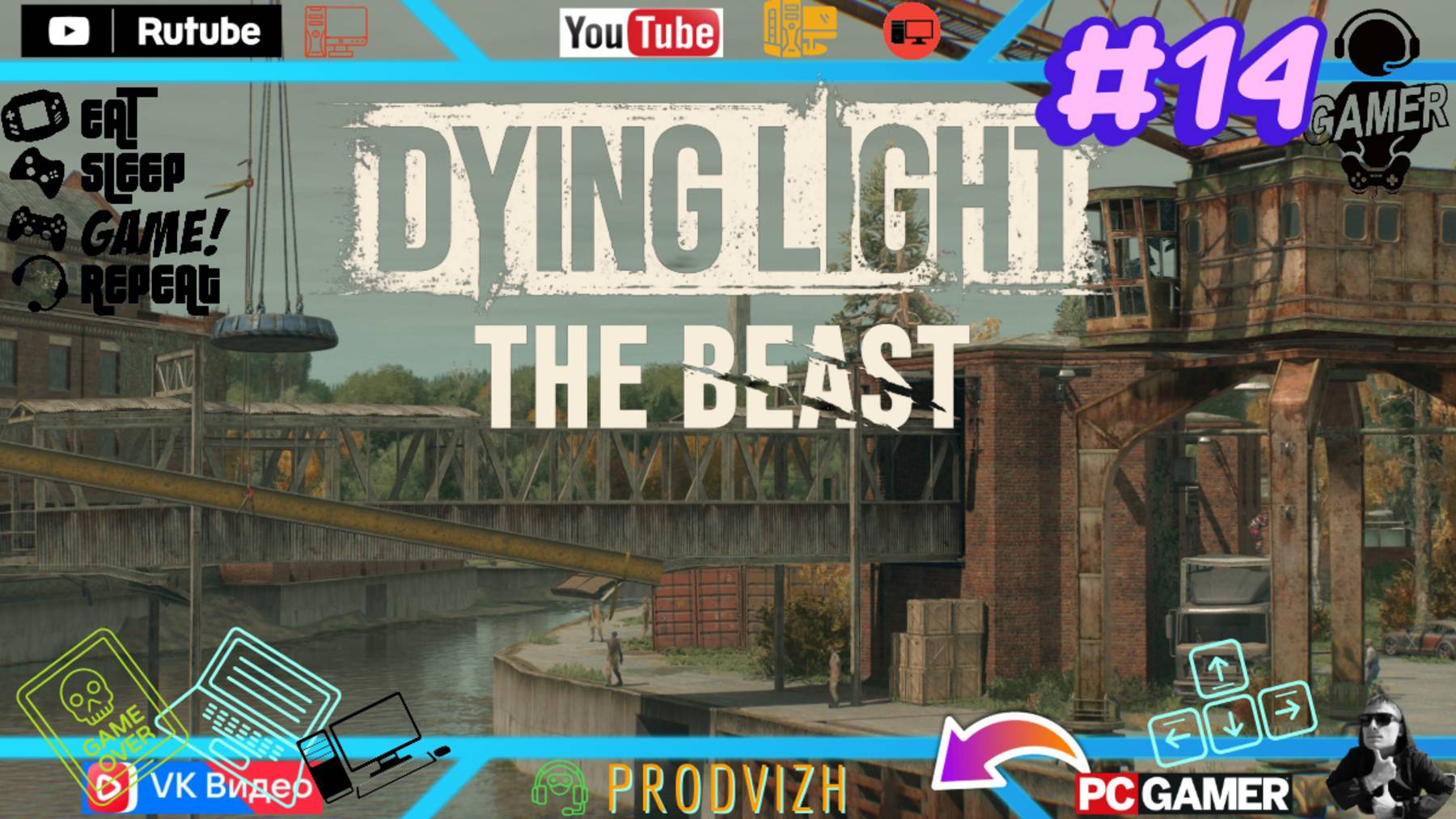 Прохождение Dying Light 3 - The Beast ►14 Взрывчатка в ратуше и контейнер в воде [4К]