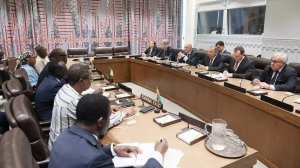 С.В.Лавров и главы дипведомств Конфедерации государств Сахеля, Нью-Йорк, 24 сентября 2025 года