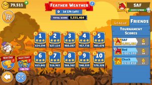 Angry Birds Friends. Feather Weather (25.09.2025). Все уровни 3 звезды. Прохождение от SAFa