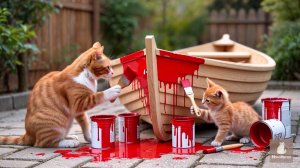 Как котики лодку для рыбалки строили