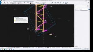 6. Tekla Structures, формирование пробного чертежа.Стойка Ст1