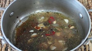Маринованный виноград с горчицей