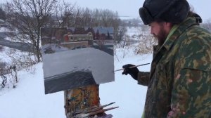 Художники писали пейзажи Троекуровской ГЭС