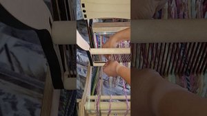 Как заправить толстую пряжу в бердо. Бердо 20/10 четырехремизный станок.