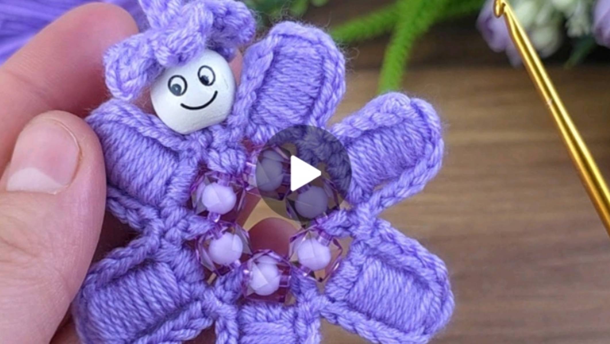 Брелок крючком #вязаниекрючком #всевжизнисвязано