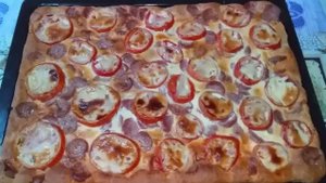 САМАЯ БЮДЖЕТНАЯ ПИЦЦА НА ЖИДКОМ ТЕСТЕ НА ОГРОМНЫЙ ПРОТИВЕНЬ ДЛЯ БЕДНЫХ!