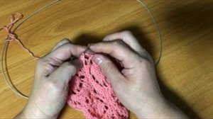 Ажурный узор спицами для ваших изделий