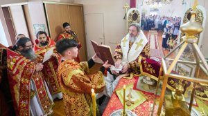 Литургия в день воспоминания чуда Архистратига Михаила храме в с.Артеменькино 19.09.2025г