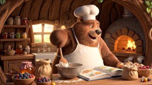 Медведь-пекарь#мультикидлядетей#обучающиемультики#мультикидлямалышей#детскоевидео#мультики