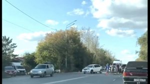 Авария на Красноярском тракте в Омске