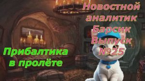 Новостной аналитик Барсик Выпуск №25 Прибалтики опять в пролёте