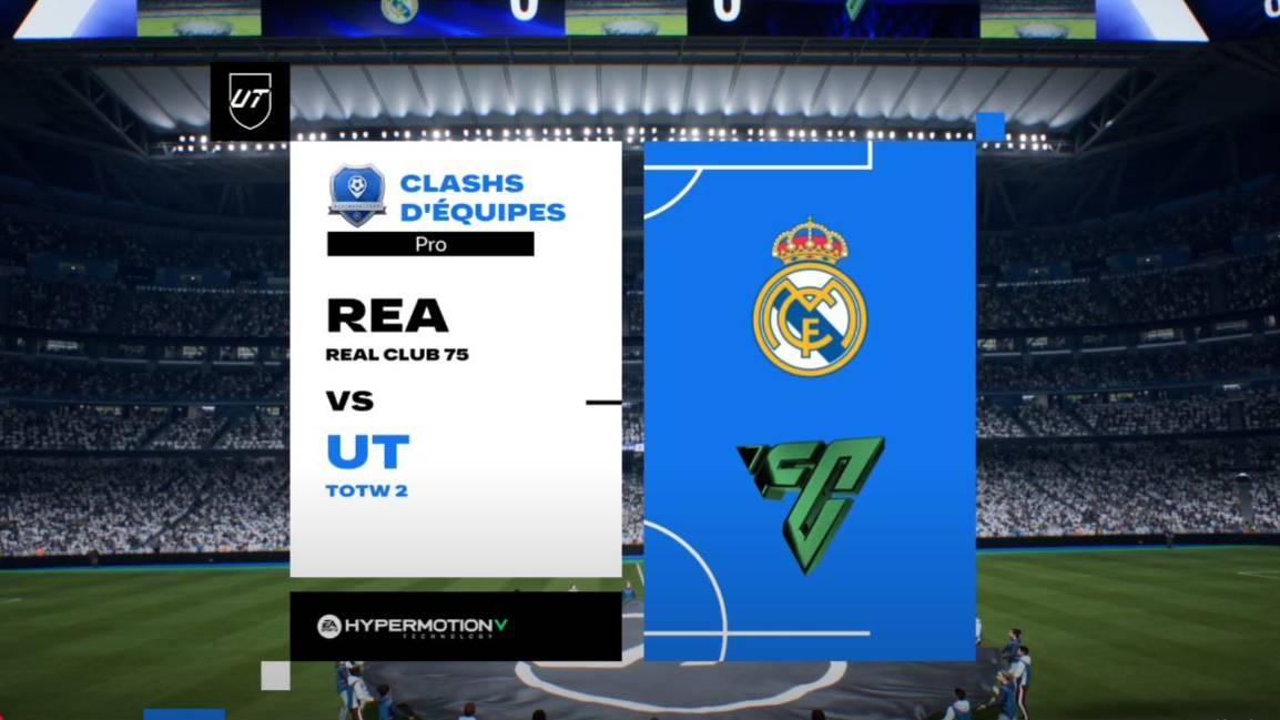 Clash Equipe • Real Club 75 🆚 TOTW 2