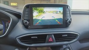 Hyndai SantaFe 2018 г. Замена камеры заднего вида.