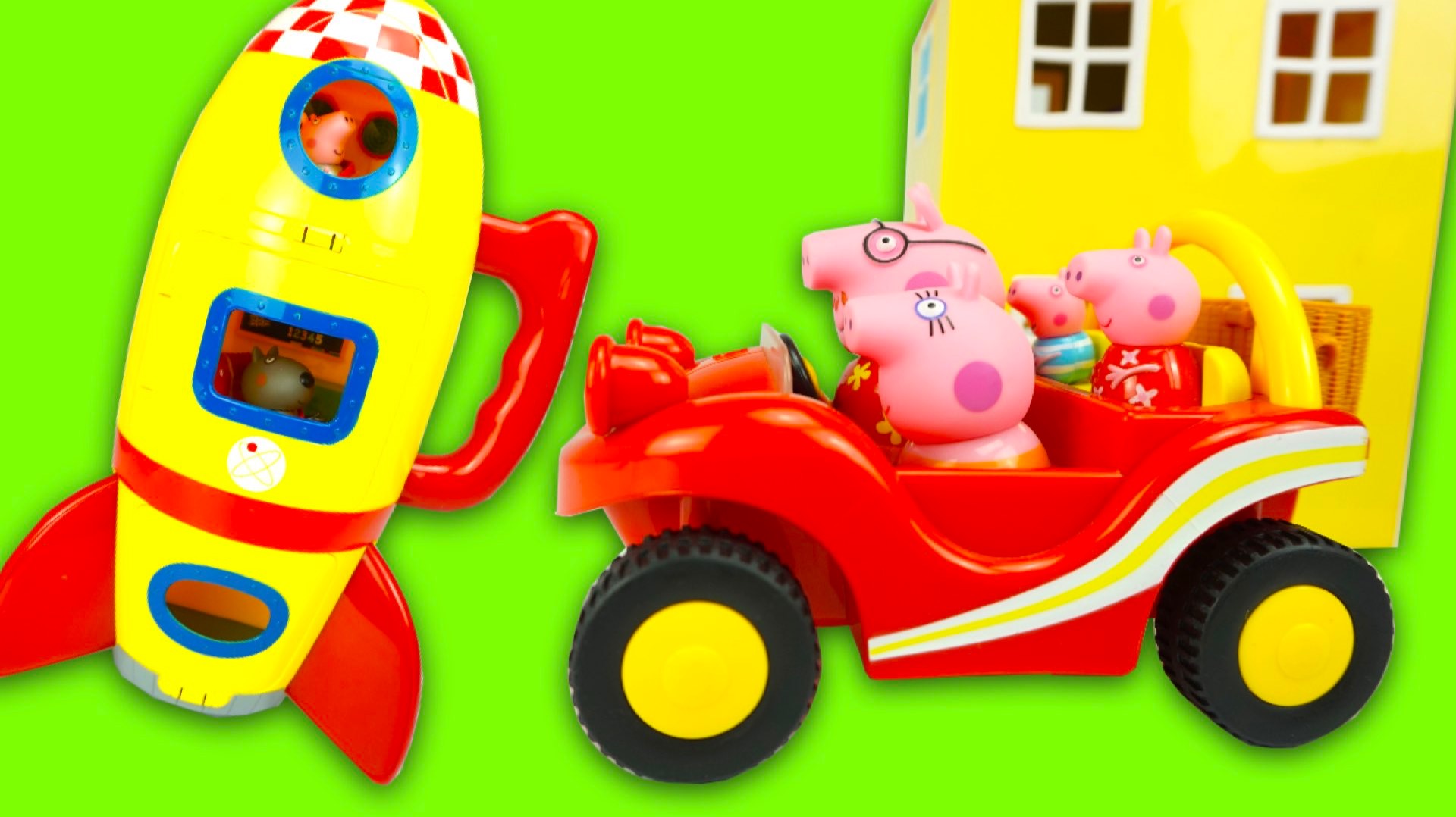 Свинка Пеппа отправляется в путешествие. Играем с игрушками. Игрушкин ТВ смотреть онлайн