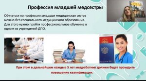 Тема 1.2 Организация работы младшей медицинской сестры.