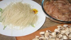 Китайский суп с курицей