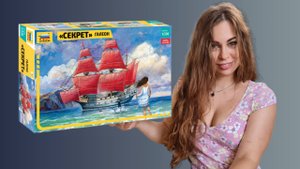 Строю модель корабля из повести Алые паруса
